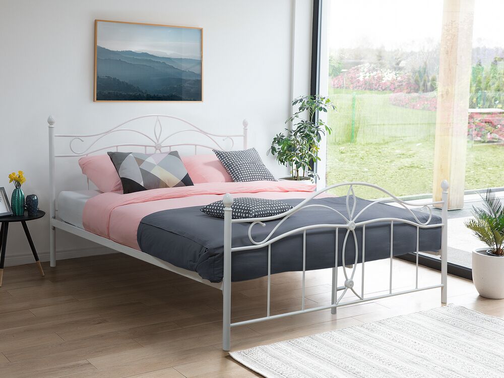 Metal Eu King Size Bed White Antlia Ex Factury At Fair Price Right To Return Within 100 Days Hochglanz nachttisch schwarz hochbett mit schrank 140x200 hängender schminktisch holzkiste aufbewahrung ideen für schrank ordnung hollywood lampe schminktisch hollywood schminktisch ikea hülsta metallbett 160 x 200 cm glanzlack metallbett weiss rosa. bett antlia 160x200 weiss ch