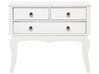 3 Drawer Console Table White LAMAR_840567