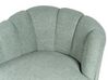 Left Hand Boucle Chaise Lounge Green ALLIER_879225