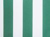 Baloiço de jardim em metal e tecido verde e branco CHAPLIN_406339