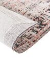 Teppich Baumwolle rot / beige 160 x 230 cm orientalisches Muster Kurzflor ATTERA_852158