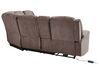 Corner Fabric Electric Recliner Sofa with USB Port Beige ROKKE_851492