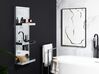 Bathroom Wall Shelf Mirror Effect Silver GAONA_787096