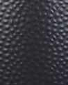 Cache-pot en acier noir 33 x 31 x 88 cm LEIKA_804768