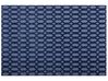 Teppich marineblau 160 x 230 cm Kurzflor CIZRE_750435