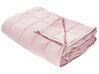 Tyngdtäcke 4 kg 100 x 150 cm rosa NEREID_891528