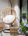 PE Rattan Hanging Chair with Stand Natural ASPIO_828655