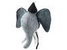 Plush Animal Head Wall Décor Elephant Grey BADOU_848226