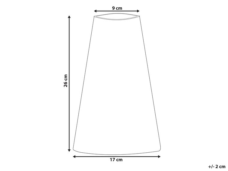 Glass Flower Vase 26 cm Dark Green MARPISSA Beliani.co.uk