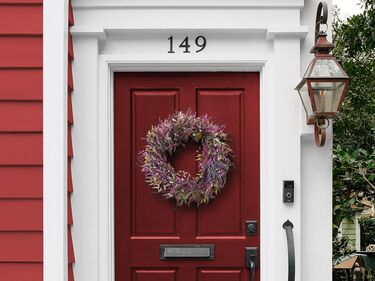 Door Wreath ø 50 cm Purple TELDE