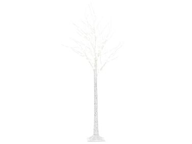 Vonkajšia LED dekorácia stromček 160 cm biela LAPPI