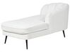 Left Hand Boucle Chaise Lounge Off-White ALLIER_879171