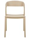 Set of 2 Dining Chairs Beige SOMERS_873423