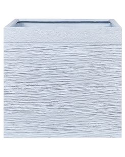 Kukkaruukku savikuituseos valkoinen 50 x 50 x 46 cm PAROS