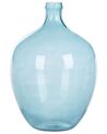 Bloemenvaas lichtblauw glas 39 cm ROTI_823657