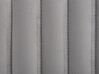 Tamborete em veludo 45 x 45 cm cinzento claro DAYTON_772992