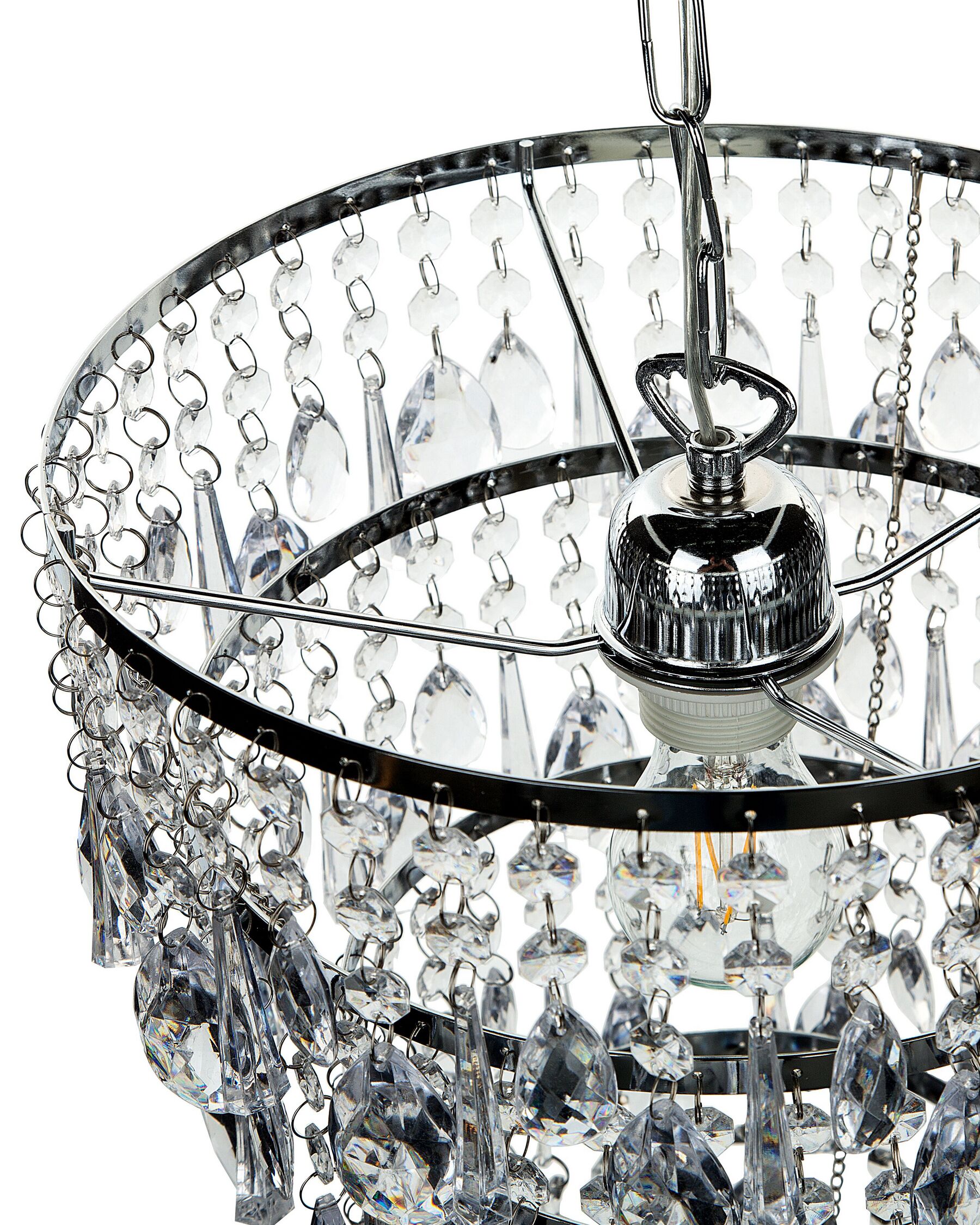 Kronleuchter silber ENTWASH | Beliani.de