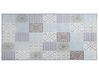 Teppich bunt  80 x 150 cm Mosaik-Muster Kurzflor INKAYA_754916
