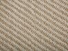 Teppich beige 50 x 80 cm Streifenmuster Kurzflor zweiseitig ALADAG_791018