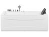 Whirlpool Badewanne weiss rechteckig mit LED 169 x 81 cm rechts ARTEMISA_821506