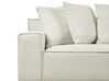 3 Seater Velvet Sofa Off-White VISKAN_903472