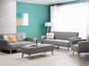 Fabric Living Room Set Grey FLORLI_704169