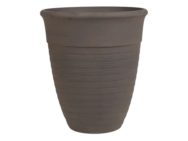 Vaso para plantas em pedra castanha 43 x 43 x 49 cm KATALIMA_733450