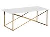 Coffee Table White with Gold EMPORIA _757588