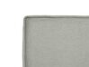 Letto boxspring tessuto grigio chiaro 180 x 200 cm DYNASTY_873549