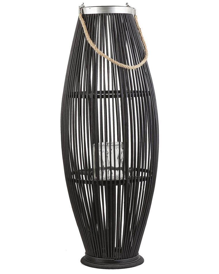 Fekete bambuszlámpás 84 cm TAHITI_734287