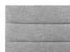Cama de casal em tecido cinzento claro 180 x 200 cm VALBONNE_683912