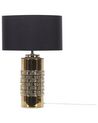 Lámpara de mesa de cerámica dorado/negro 48 cm CIMARRON_877463