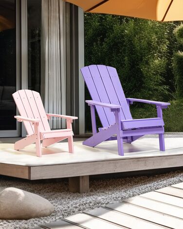 Garden Chair Purple ADIRONDACK