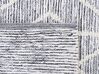Krátkovlasý koberec krémově šedý 140 x 200 cm EDREMIT_747734