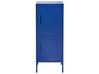 2 Door Metal Storage Cabinet Navy Blue HURON_868216