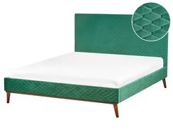 Parisänky sametti tummanvihreä 160 x 200 cm BAYONNE Parisänky sametti tummanvihreä 160 x 200 cm BAYONNE