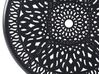 Záhradný stôl okrúhly hliníkový ⌀ 90 cm čierny ANCONA_806917