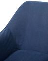 Fabric Armchair Navy Blue LOKEN_802368