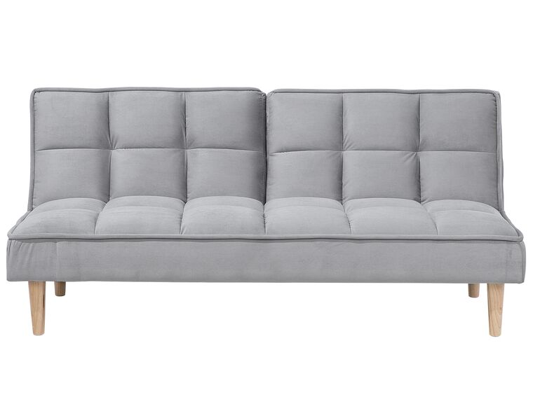 Fabric Sofa Bed Light Grey SILJAN_702073