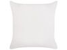 Set of 2 Cotton Cushions 45 x 45 cm White MAKNEH_902054