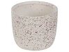 6dílná keramická sada doplňků do koupelny bílá PALMILLA_829828