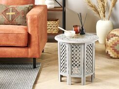 Sivupöytä mangopuu harmaa JAGORI Sivupöytä mangopuu harmaa JAGORI