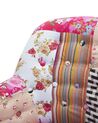 Fauteuil patchwork fauteuil en tissu multicolore MANDAL_245870