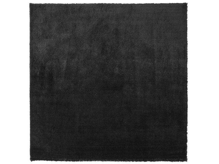 Teppich schwarz 200 x 200 cm Shaggy EVREN_758545