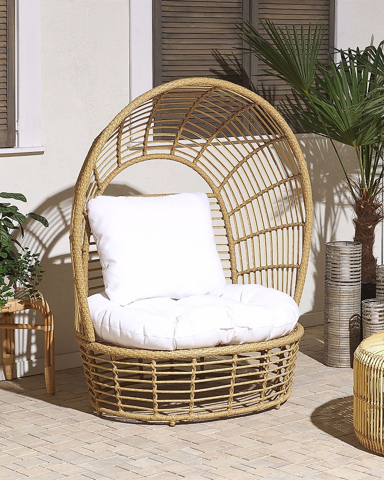 Lot De 2 Coussin Fauteuil Rotin Gris - Confort Et Élégance Pour Jardin Et Intérieur