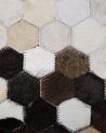 Vloerkleed patchwork beige/bruin 140 x 200 cm EYIM_764662