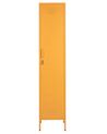 Garderobenschrank Stahl gelb 5 Fächer abschließbar FROME_782542