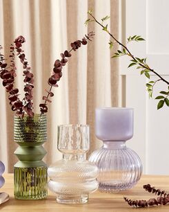 Kukkamaljakko lasi violetti 26 cm THETIDIO