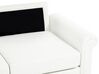 3 Seater Fabric Sofa White GINNERUP_894733