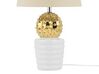 Table Lamp Gold and White VELISE_731784